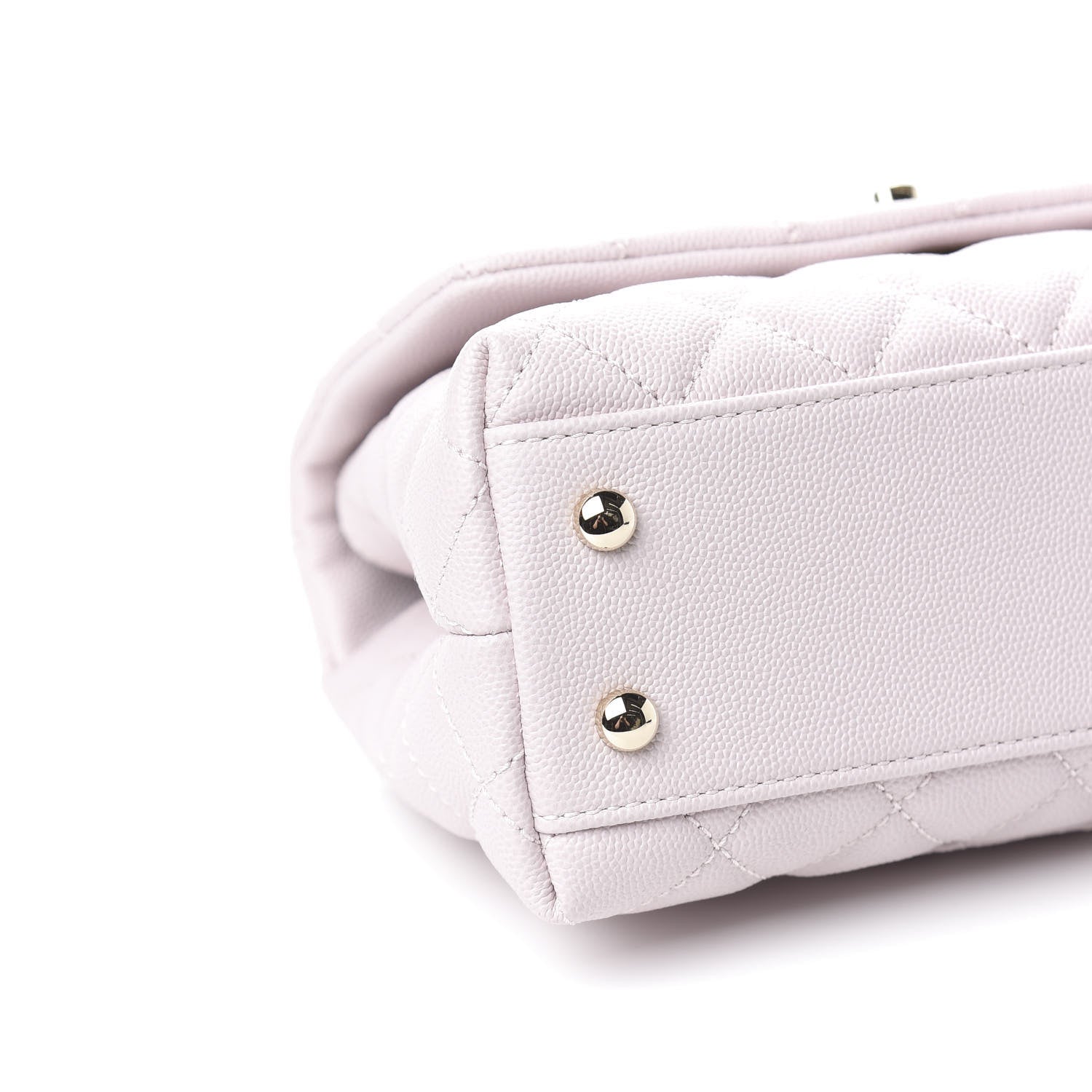 Chanel Caviar Quilted Mini Coco Handle Flap Lilas Lilac 10 of 11
