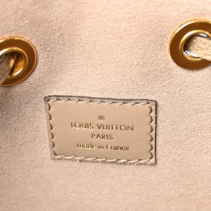 Louis Vuitton Empreinte Monogram Giant Neonoe MM Tourterelle Creme 6 of 10
