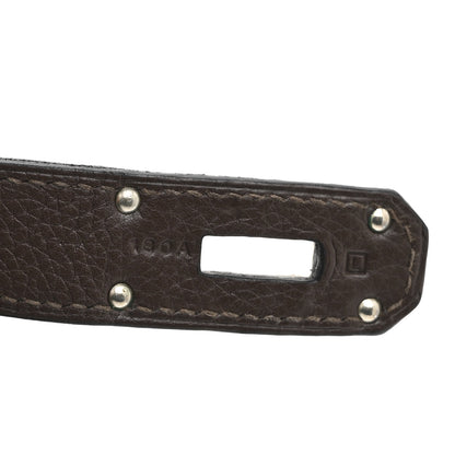 Hermes Taurillon Clemence JPG Birkin 42 Chocolate 6 of 10