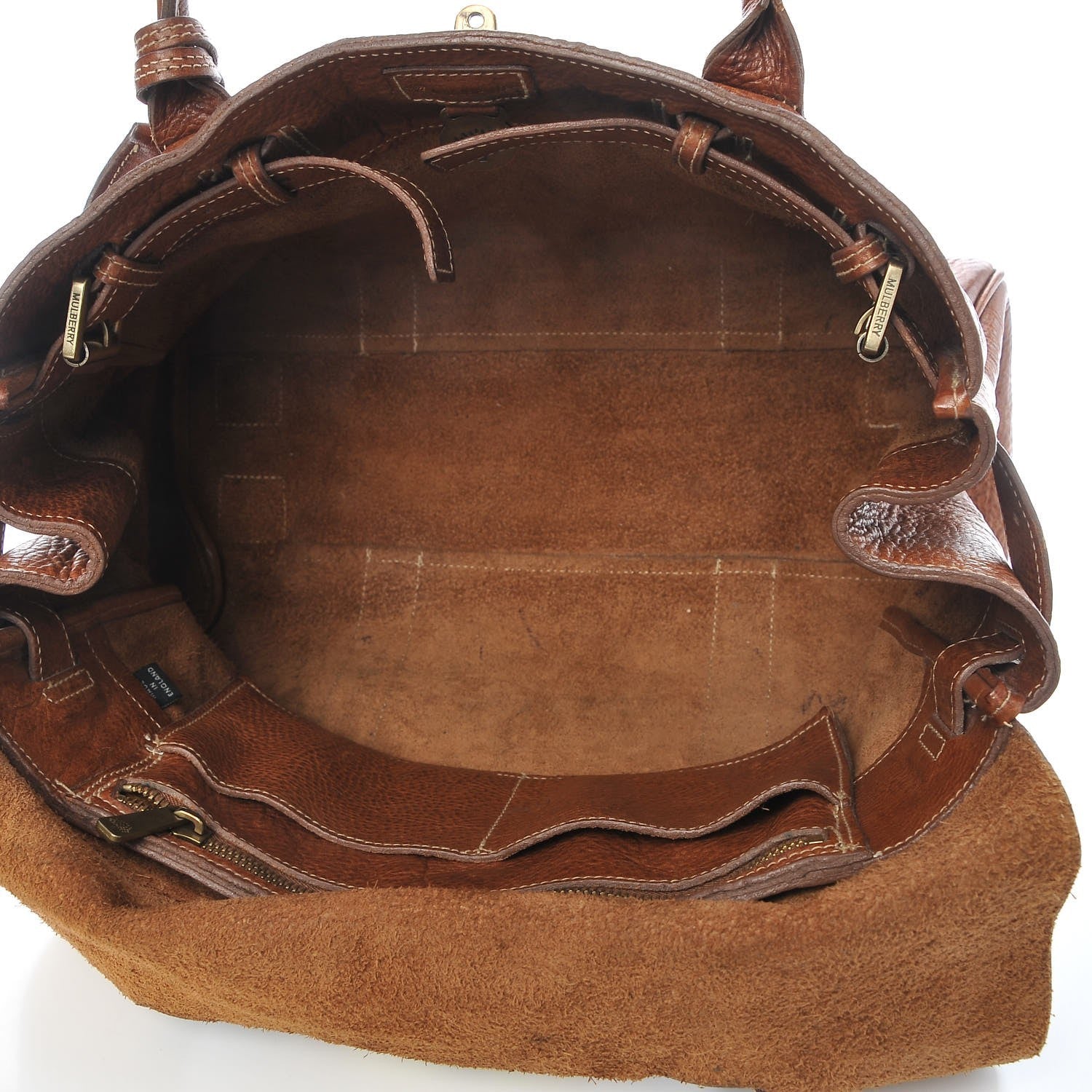 Mulberry Grained Calfskin Bayswater Tote Oak 10 of 13