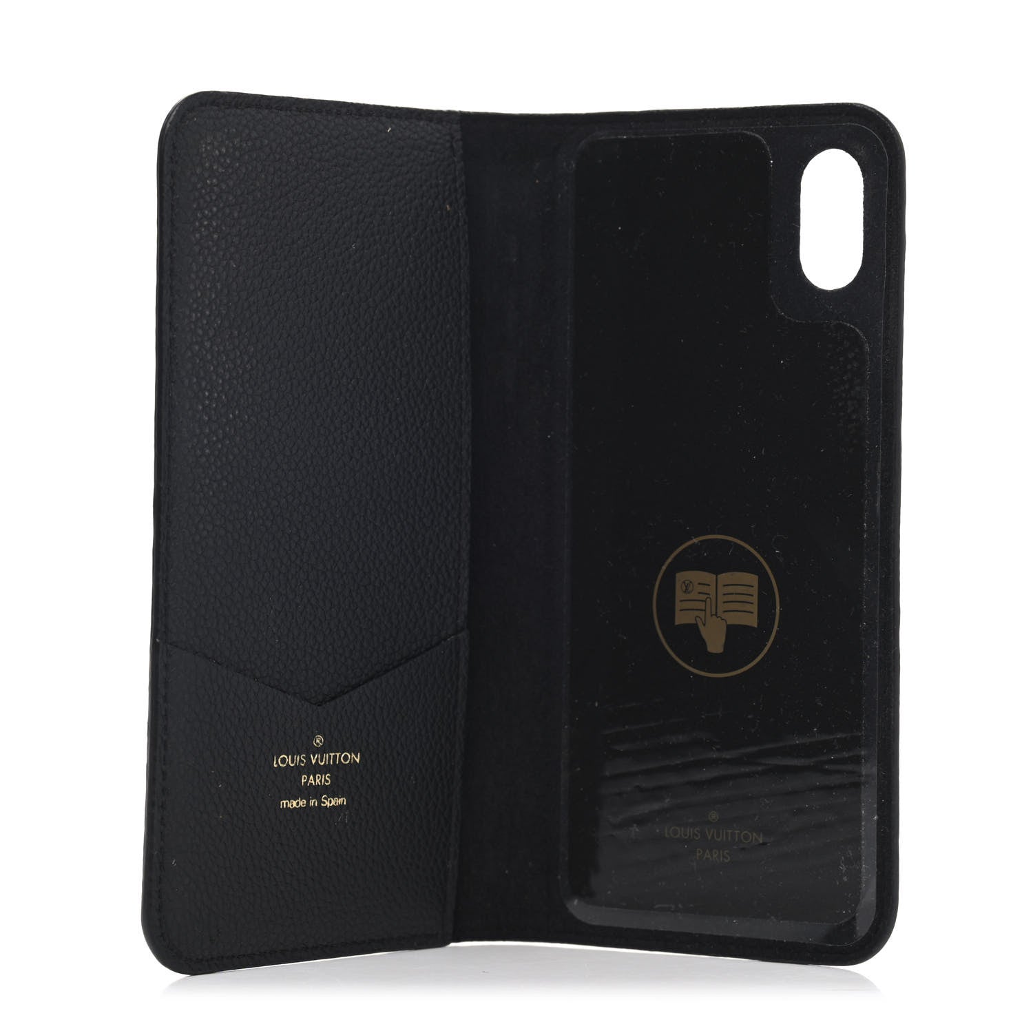Louis Vuitton Empreinte iPhone XS Max Folio Case Black 4 of 4