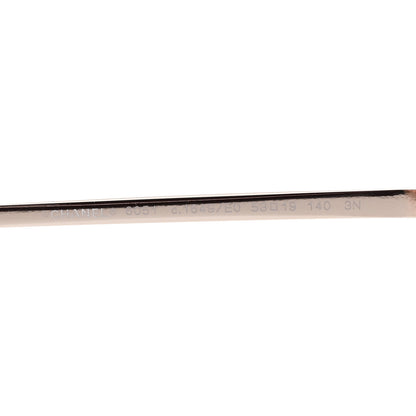 Chanel 18K Pink Gold Mirror Square Sunglasses 6051 Rose 5 of 8