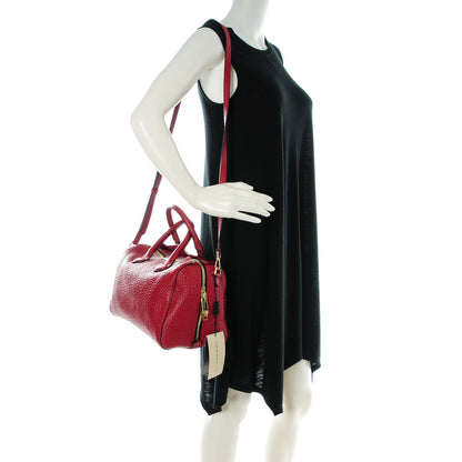 Burberry Heritage Grain Medium Alchester Bowling Bag Military Red 2 of 8