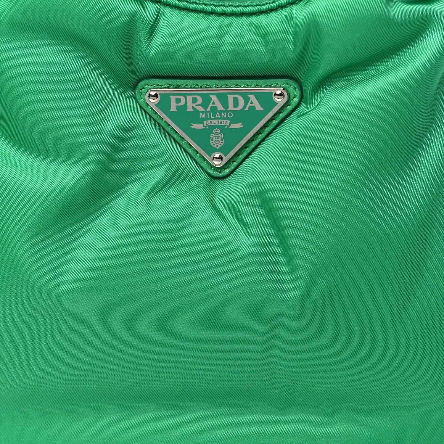 Prada Re-Nylon Soft Padded Small Double Handled Shoulder Bag Mango 7 of 9