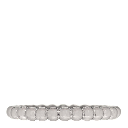 Van Cleef & Arpels 18K White Gold Medium Perlee Ring 62 10 1 of 5