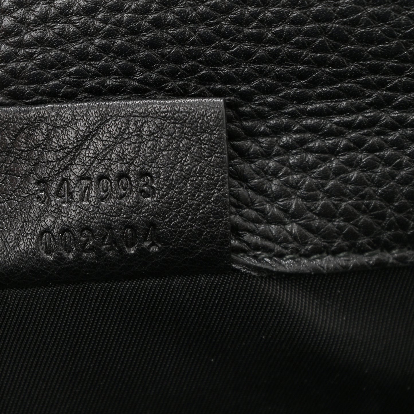 Pebbled Calfskin Soho Flap Belt Bag Black