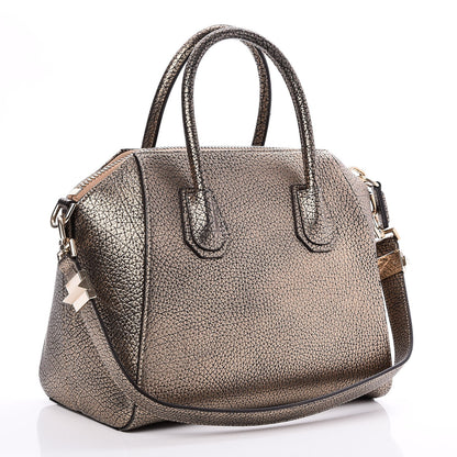 Givenchy Crackled Metallic Sugar Goatskin Small Antigona Light Gold 6 of 11