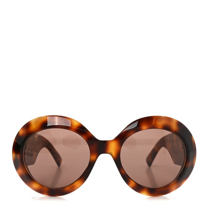 Gucci Acetate Round GG1647S Sunglasses Tortoise 2 of 7