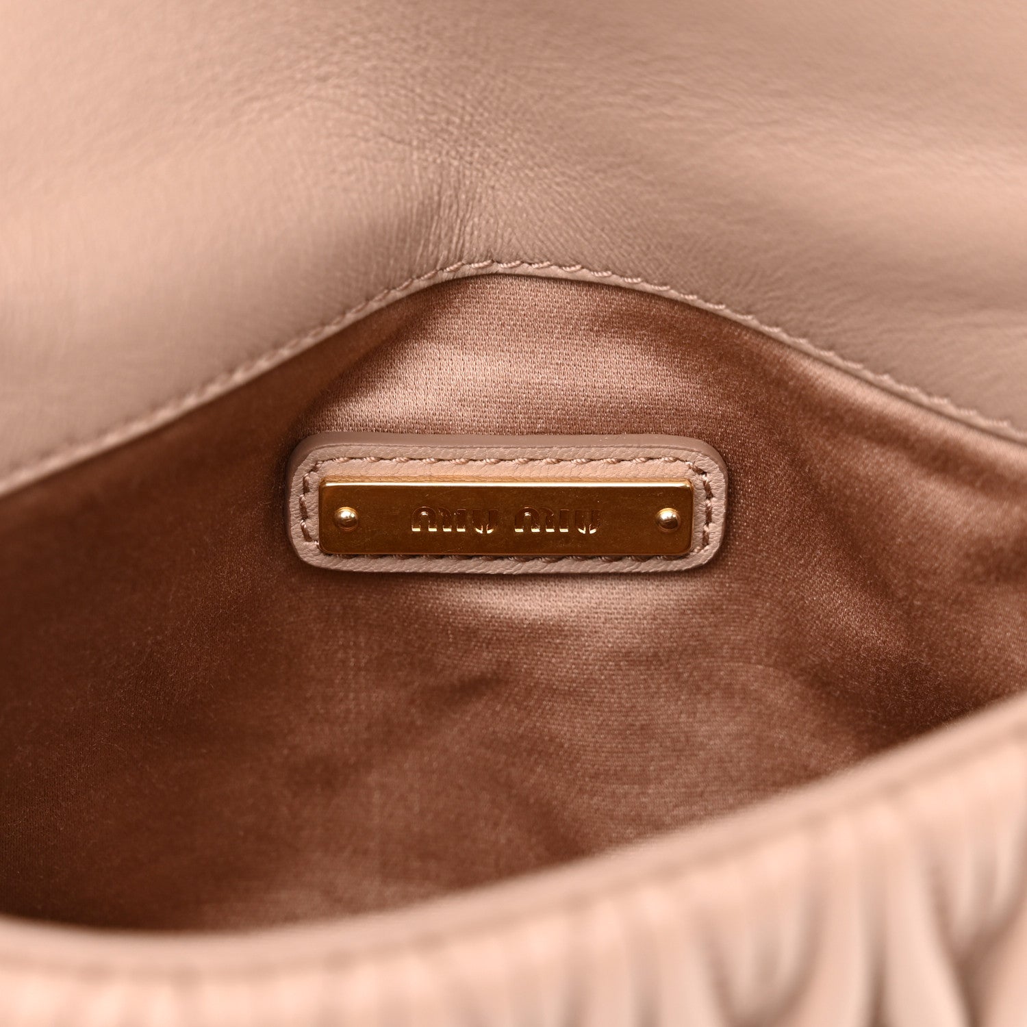 Miu Miu Nappa Matelasse Flap Cammeo 6 of 11