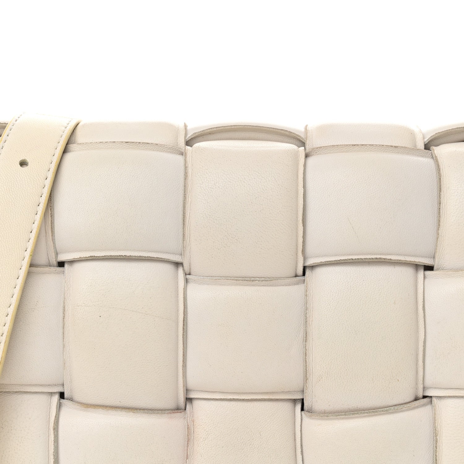 Bottega Veneta Nappa Maxi Intreccio Padded Cassette Crossbody Bag Chalk 8 of 16