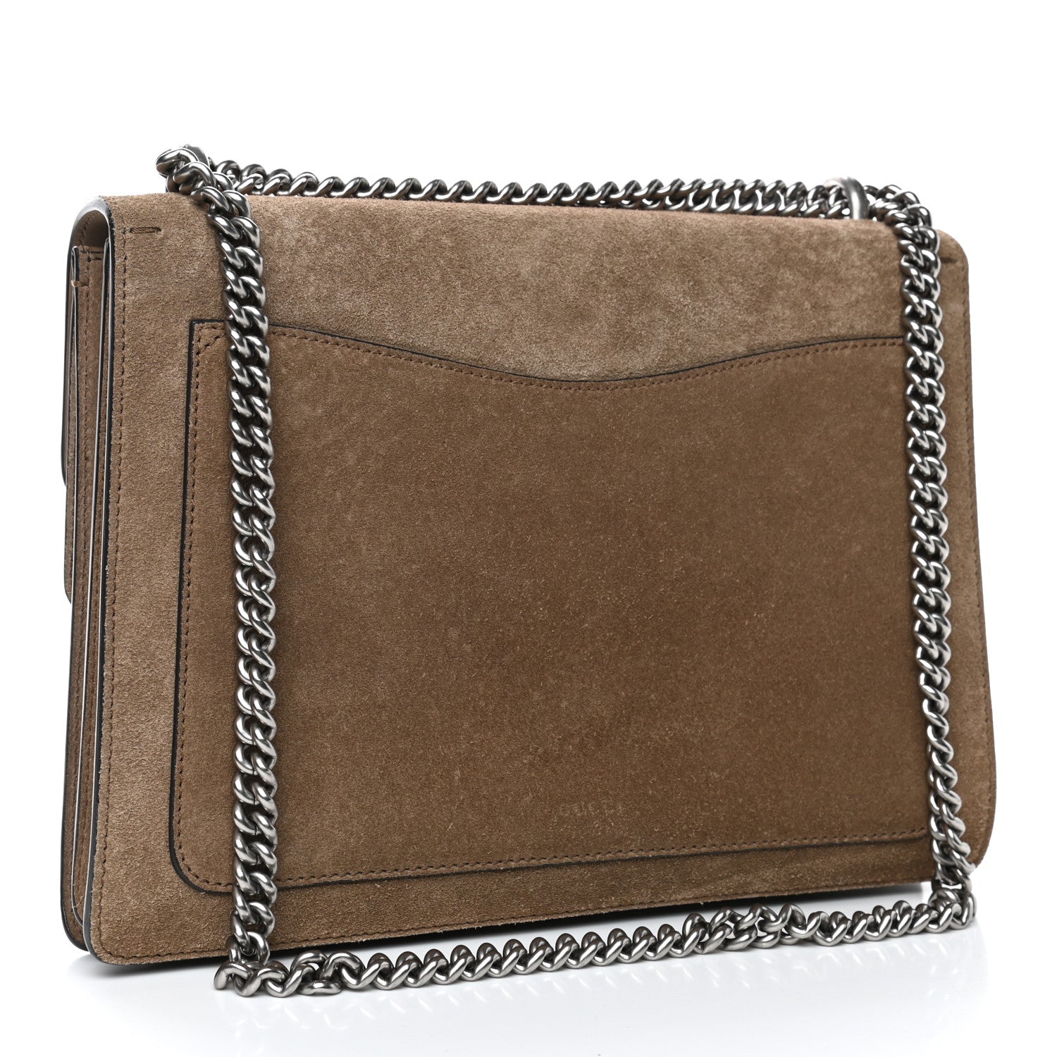 Gucci Suede Medium Dionysus Shoulder Bag Taupe 2 of 4