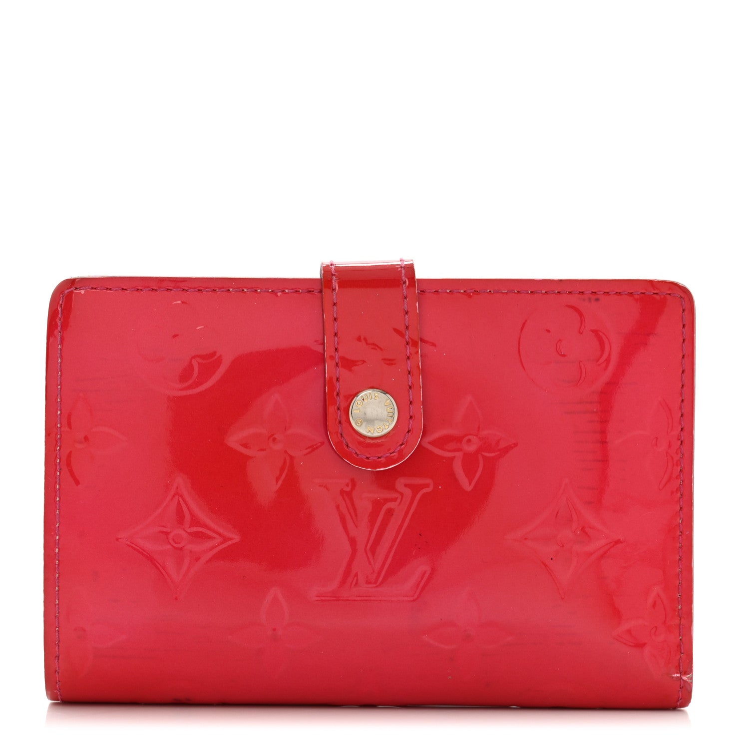 Louis Vuitton Vernis French Purse Wallet Pomme D'Amour 1 of 10