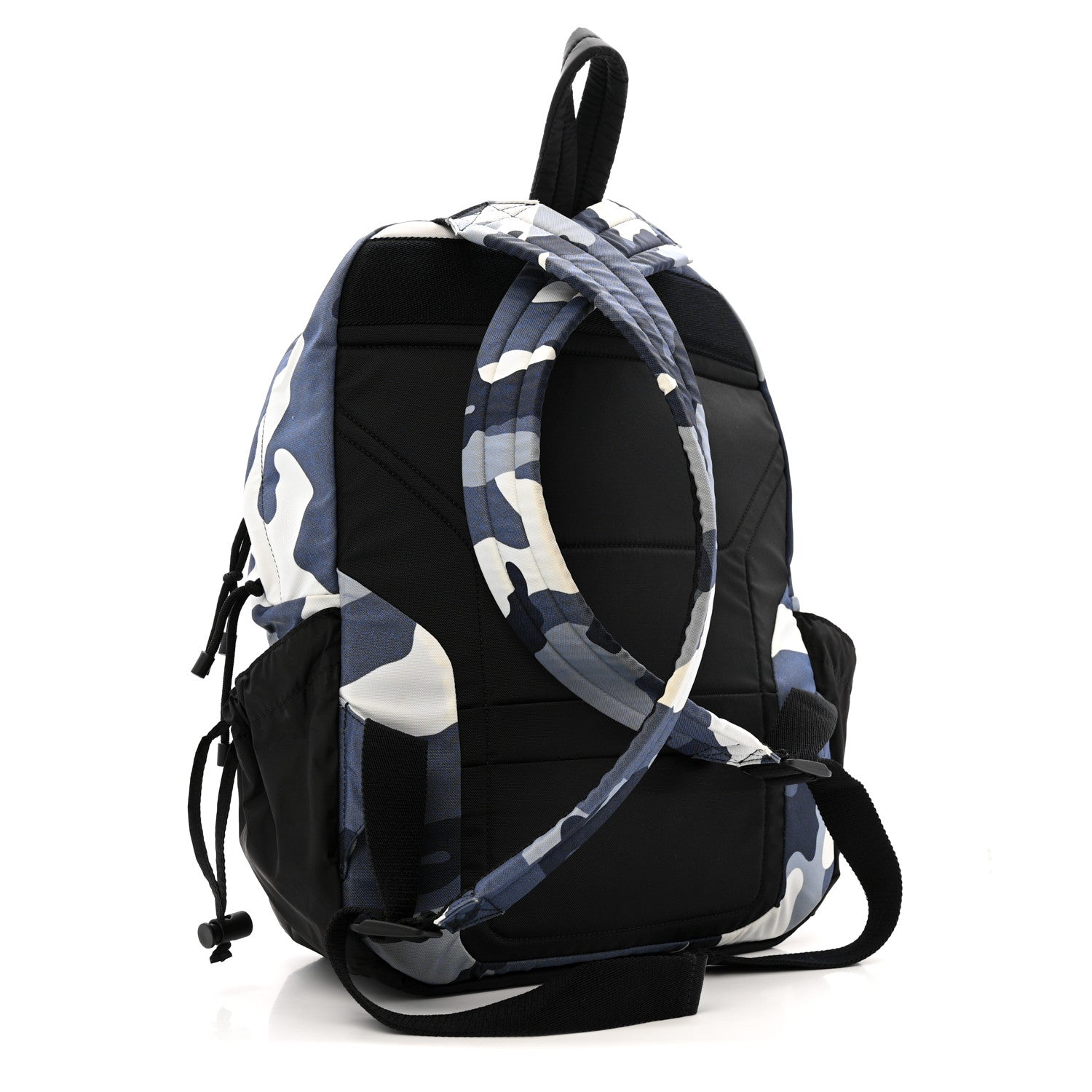 Valentino Garavani Nylon Camouflage Backpack Blue 3 of 12