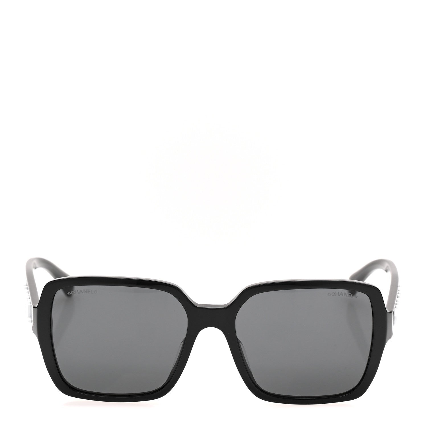 Chanel Acetate Square Sunglasses 5408-A Black 2 of 9