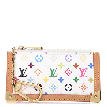 Louis Vuitton Monogram Multicolor Key Pouch White 1 of 6