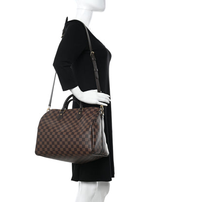Louis Vuitton Damier Ebene Speedy Bandouliere 35 3 of 10