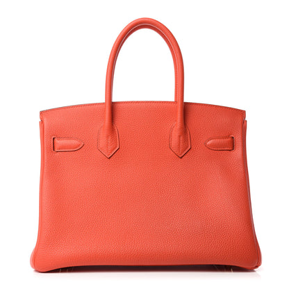Hermes Togo Birkin 30 Capucine 4 of 34