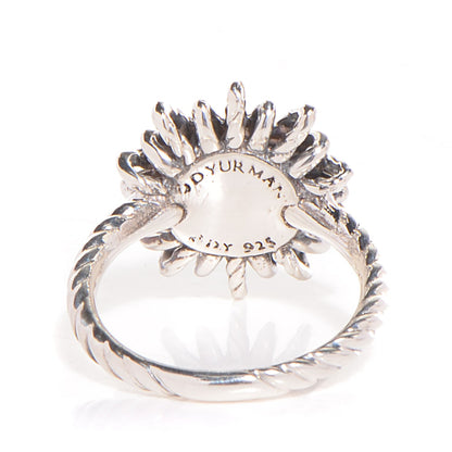 David Yurman Sterling silver Blue Topaz Starburst Ring 7 3 of 5