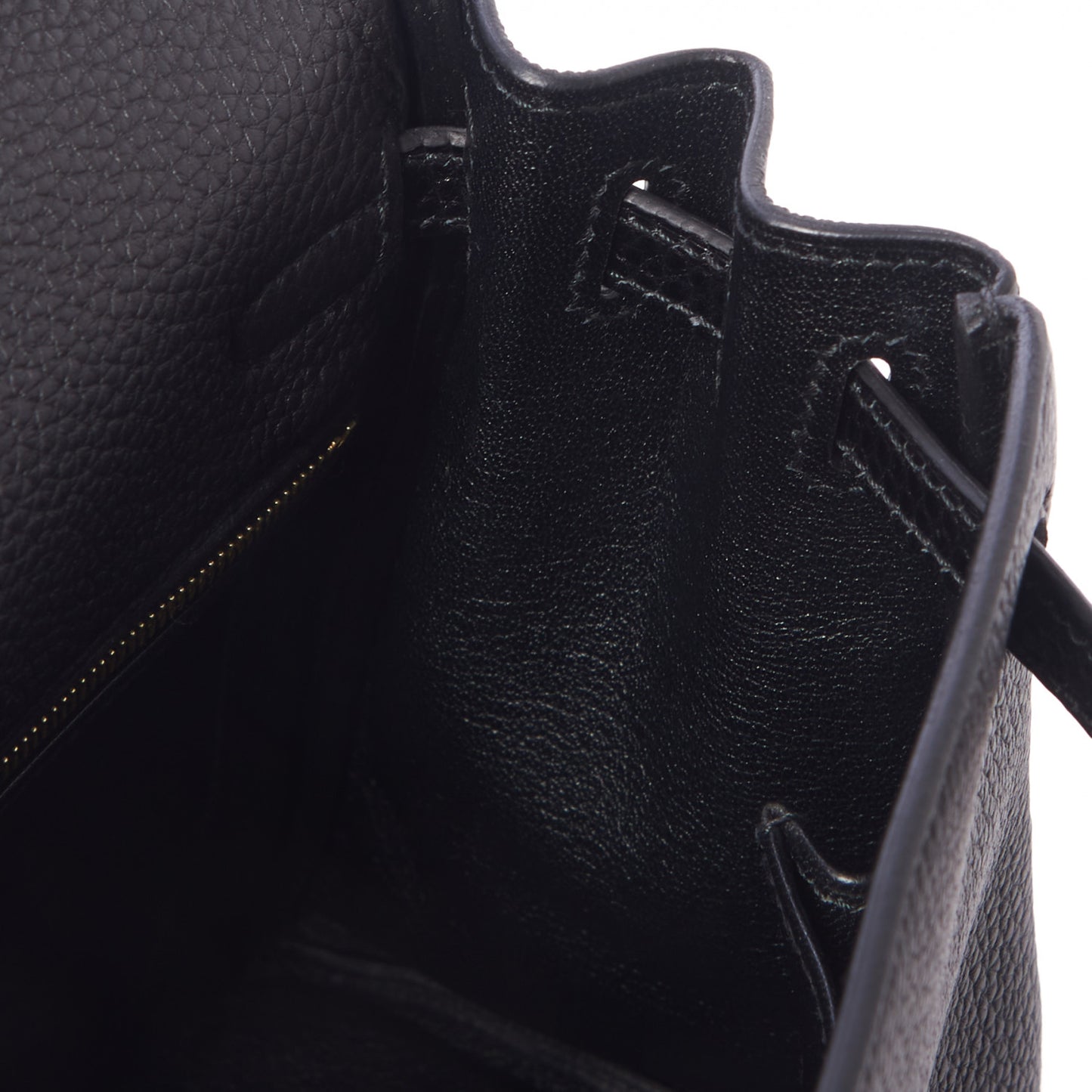 Togo Lizard Kelly Retourne Touch 25 Black