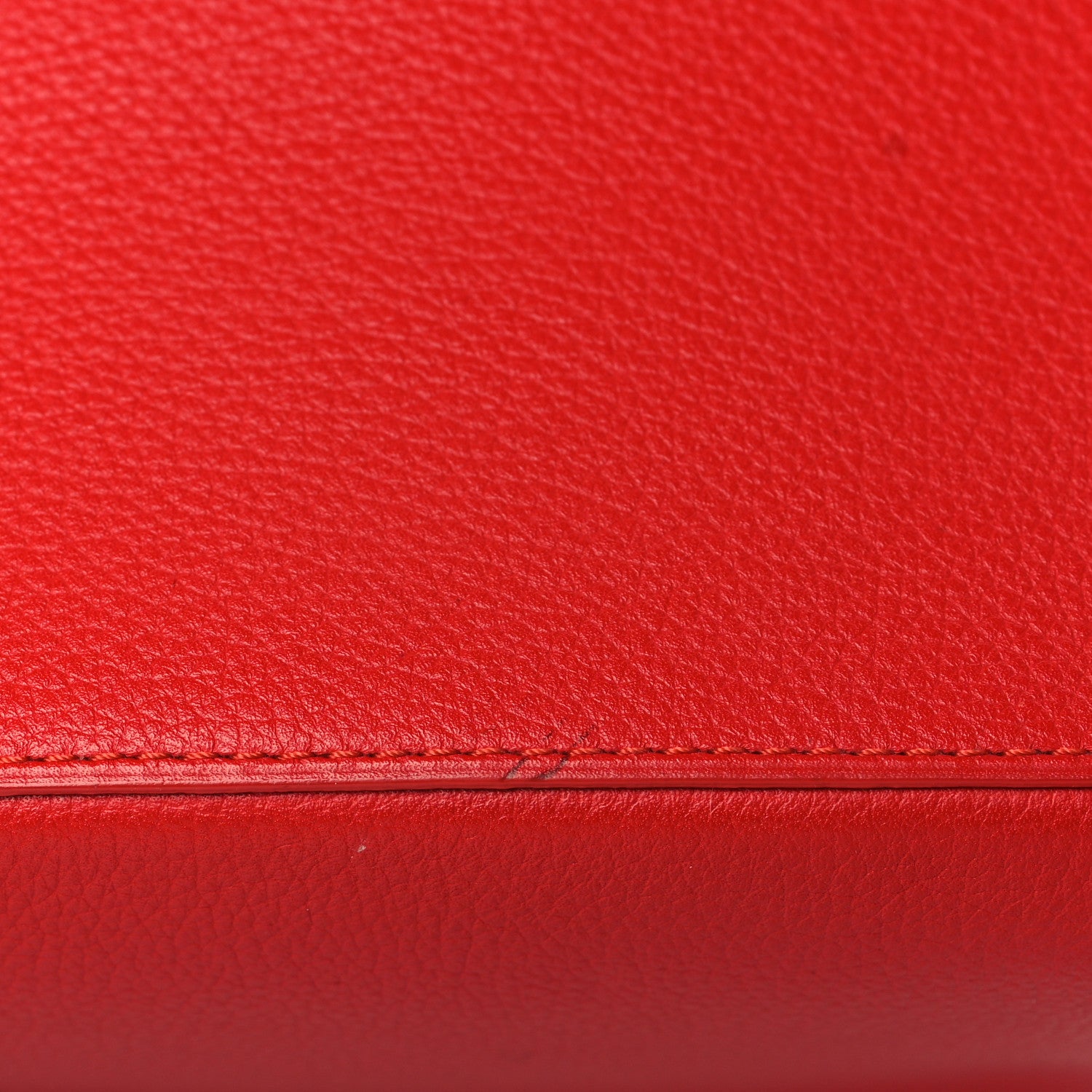 Delvaux Grained Calfskin Mini Brillant Satchel Red 10 of 10