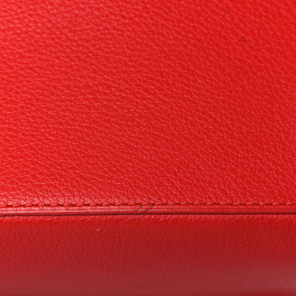 Delvaux Grained Calfskin Mini Brillant Satchel Red 10 of 10