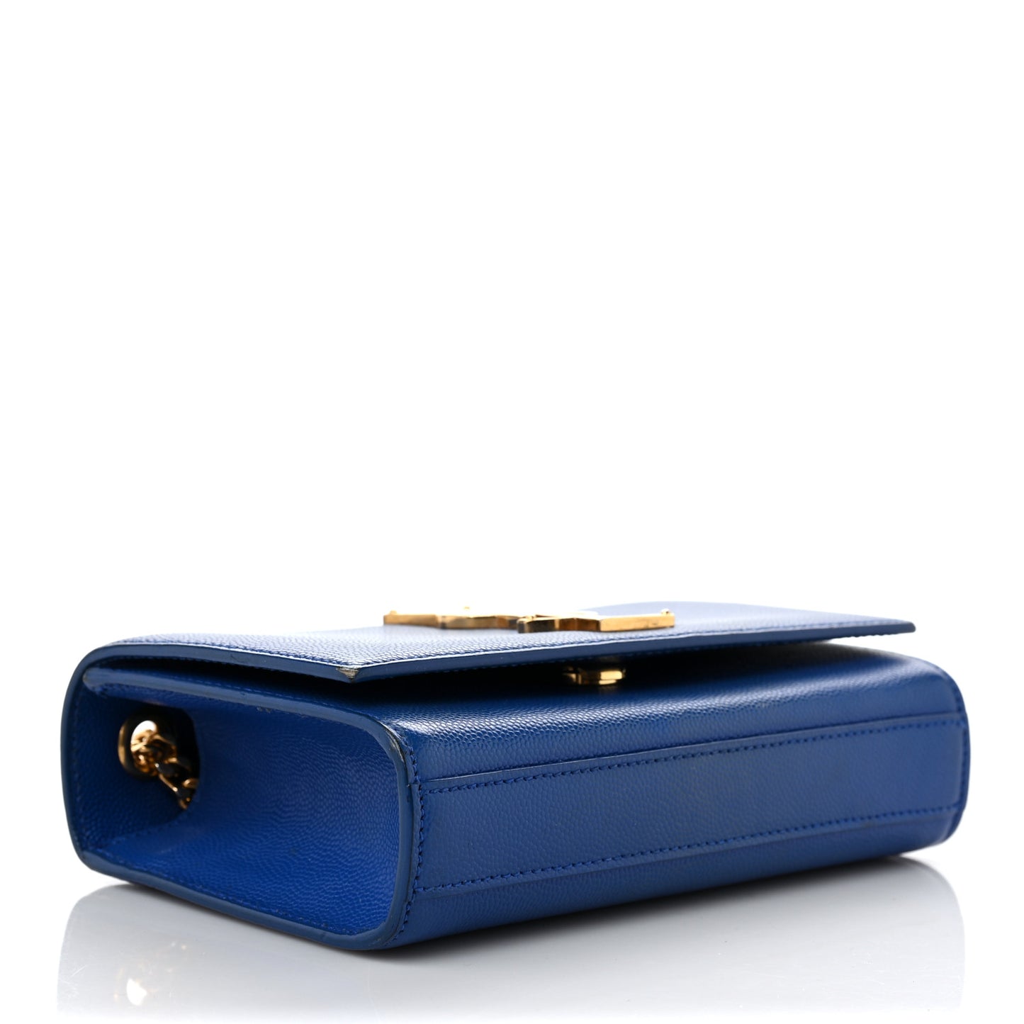 Grain De Poudre Small Classic Monogram Kate Satchel Royal Blue