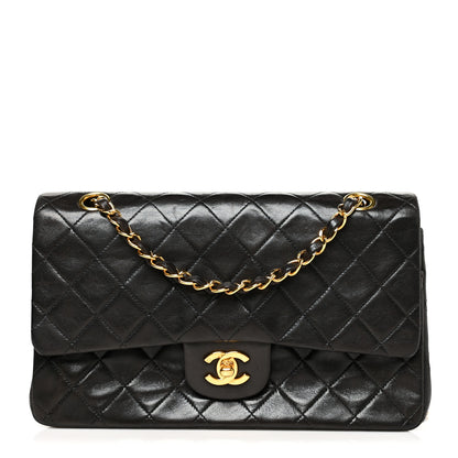 Chanel Lambskin Quilted Medium Double Flap Black 1 of 10