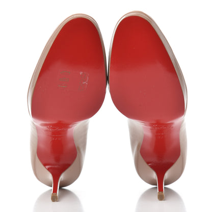 Christian Louboutin Patent Prorata 90 Pumps 37.5 Nude 5 of 10