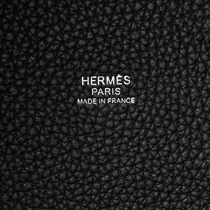 Hermes Taurillon Clemence Picotin Lock 22 MM Black 6 of 11
