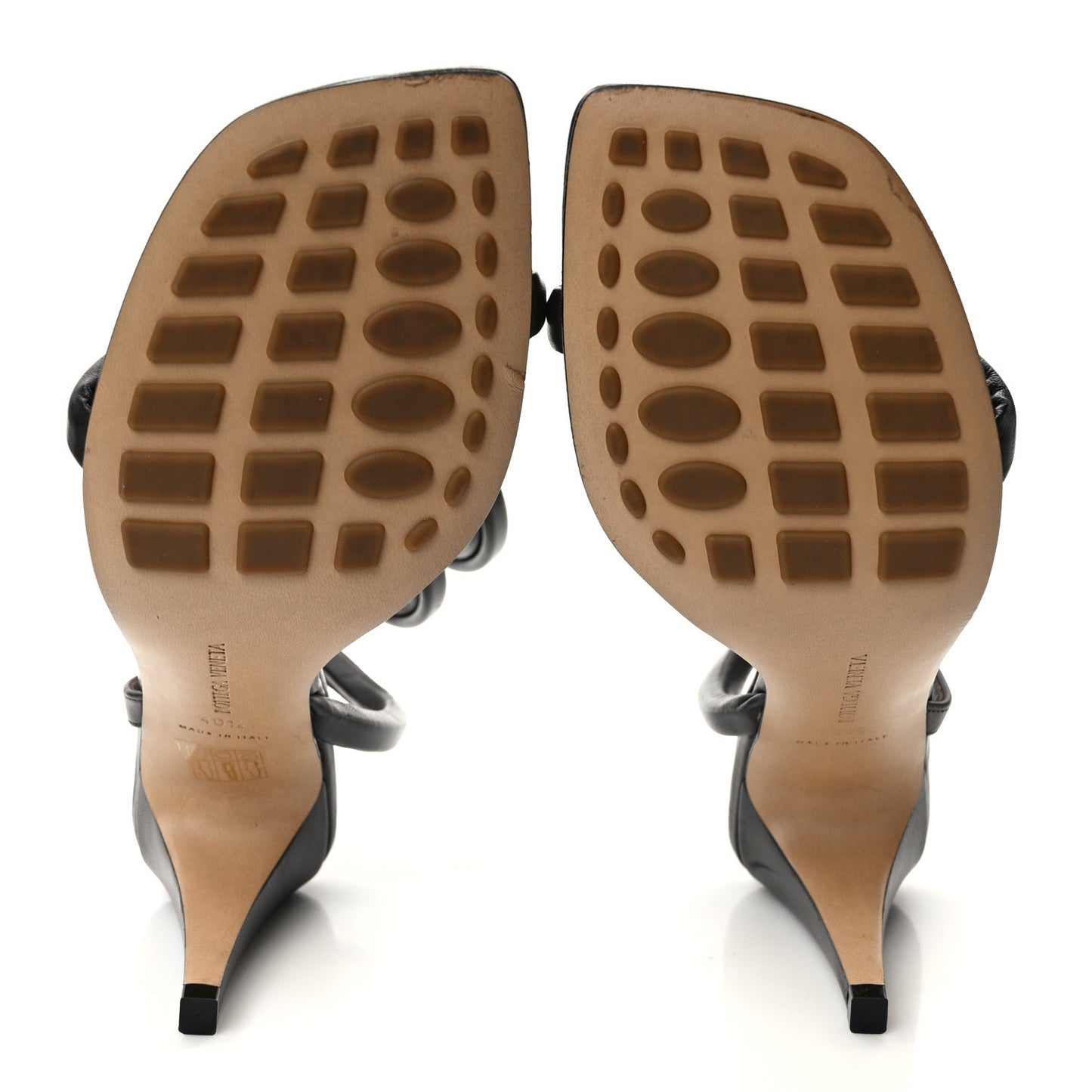 Nappa Spiral Sandals 40.5 Fondant