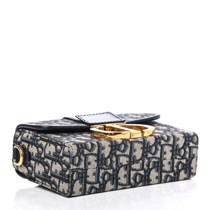 Christian Dior Oblique 30 Montaigne Box Bag Blue 3 of 4