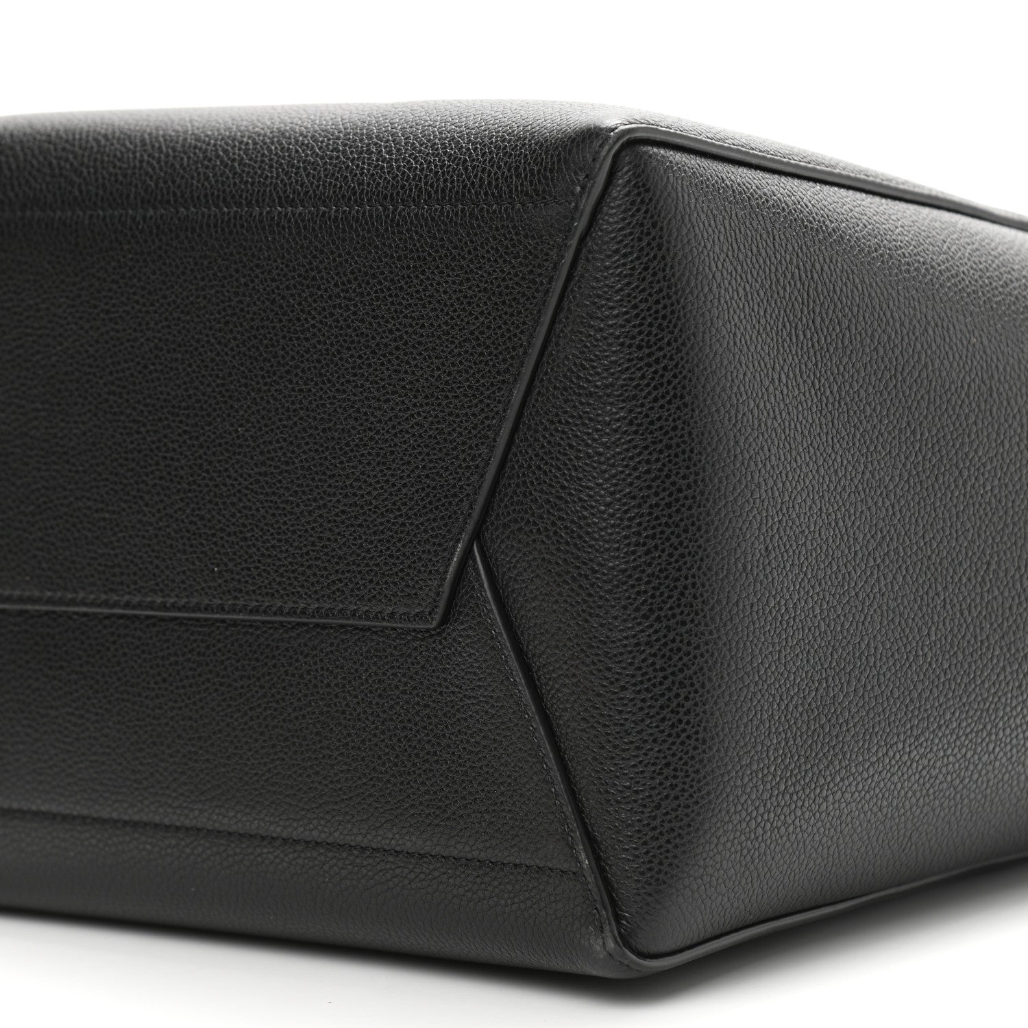 Celine Soft Grained Calfskin Sangle Bucket Bag Black 9 of 9