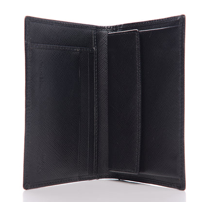 Prada Saffiano Oro Card Holder Black 4 of 8