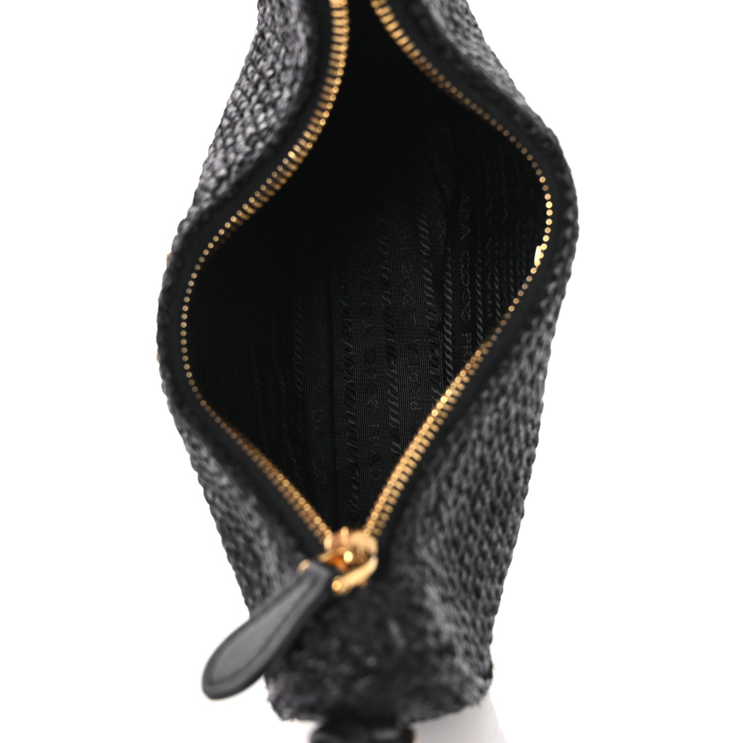 Yarn Raffia Effect Crochet Re-Edition 2005 Shoulder Bag Black