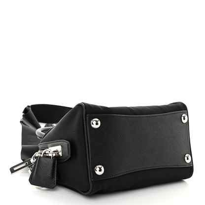 Prada Nylon Saffiano Re-Edition 2005 Top Handle Crossbody Bag Black 4 of 9