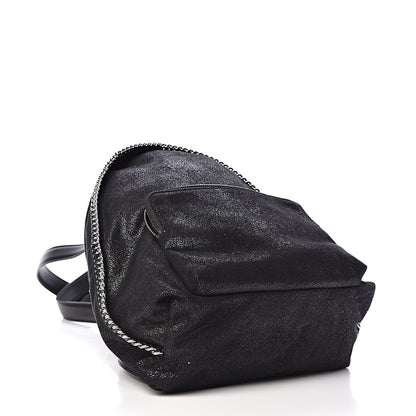 Stella McCartney Shaggy Deer Small Falabella Backpack Black 4 of 10