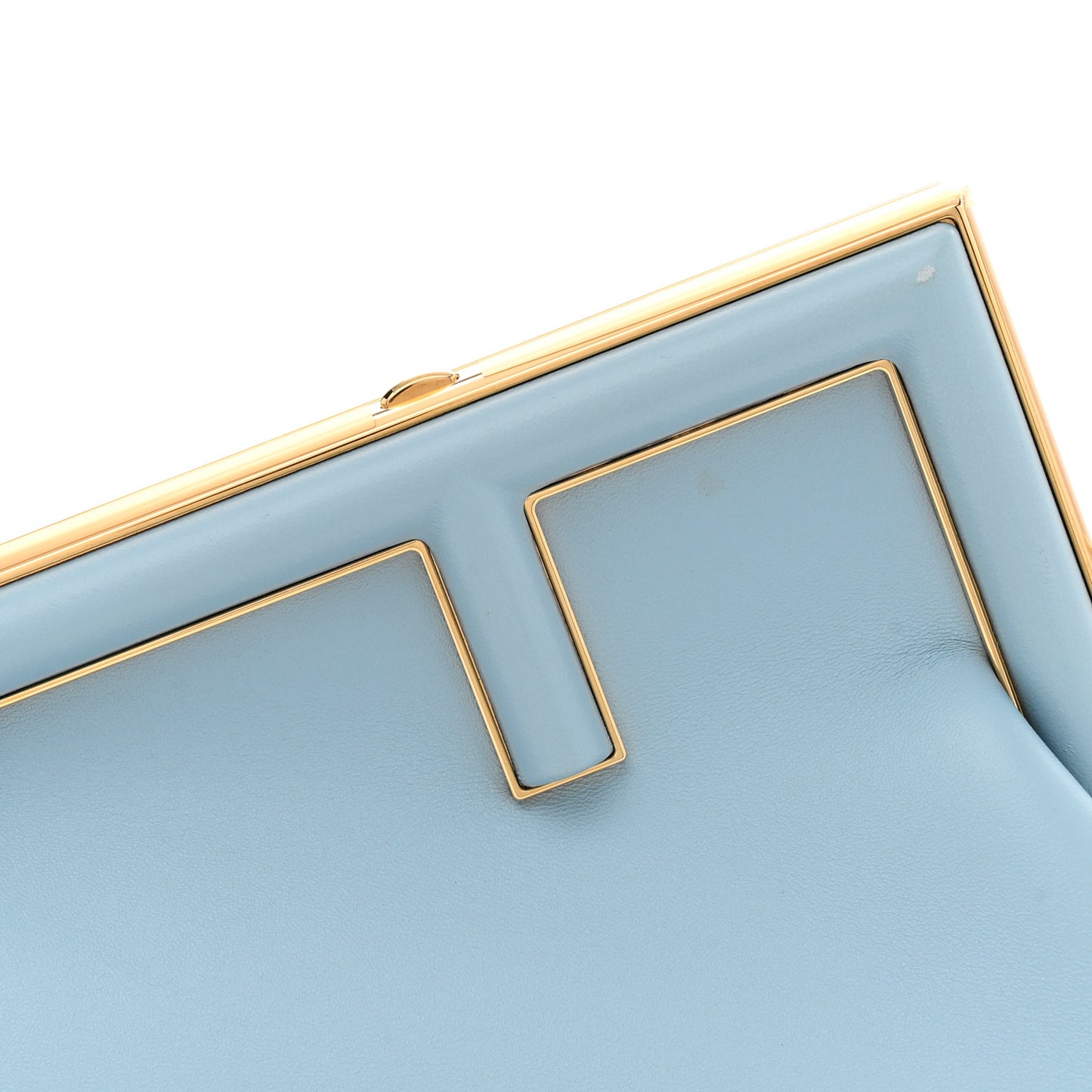 Shiny Nappa Small Fendi First Azzurro Baby