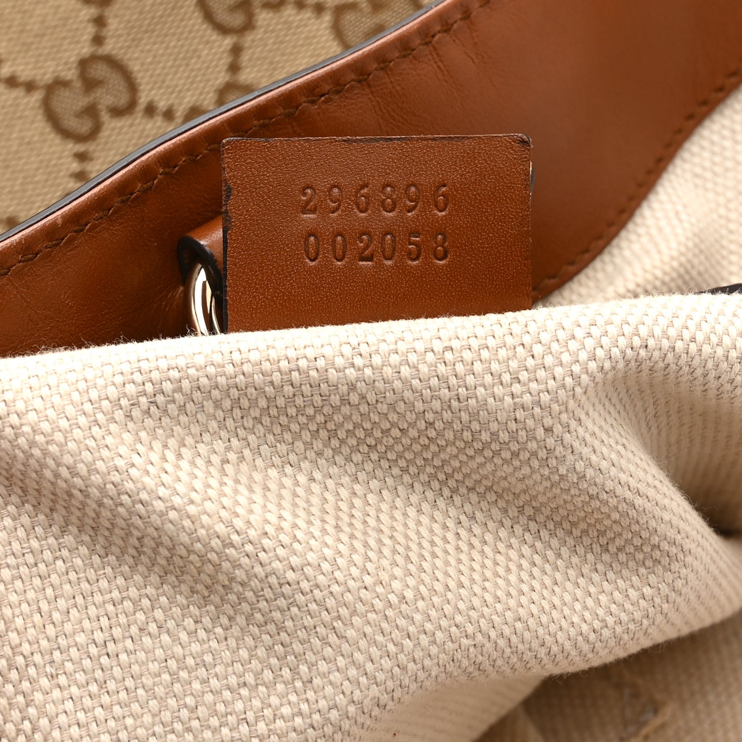 Monogram Medium Brick Lane Tote Brown