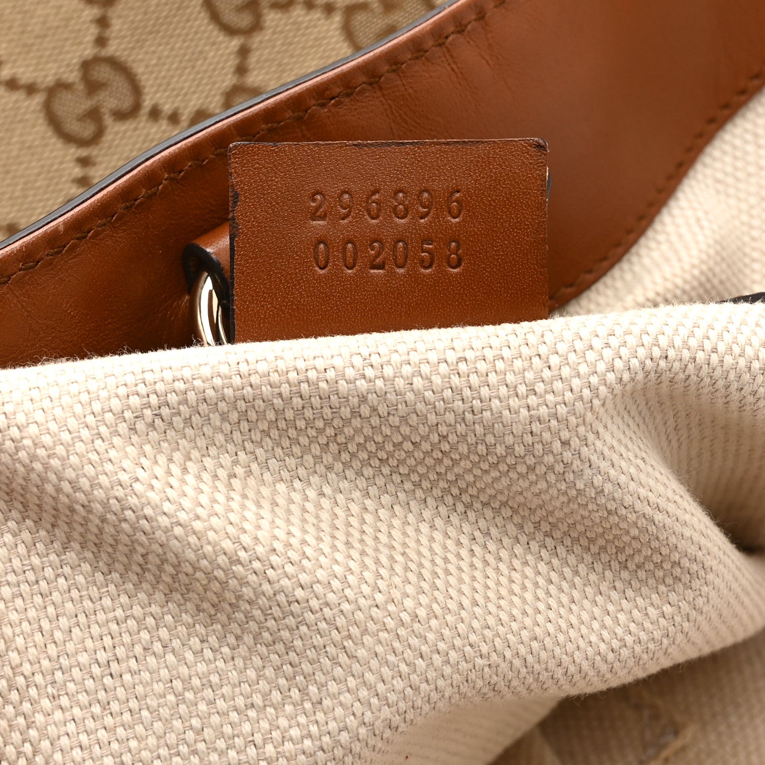 Gucci Monogram Medium Brick Lane Tote Brown 7 of 11