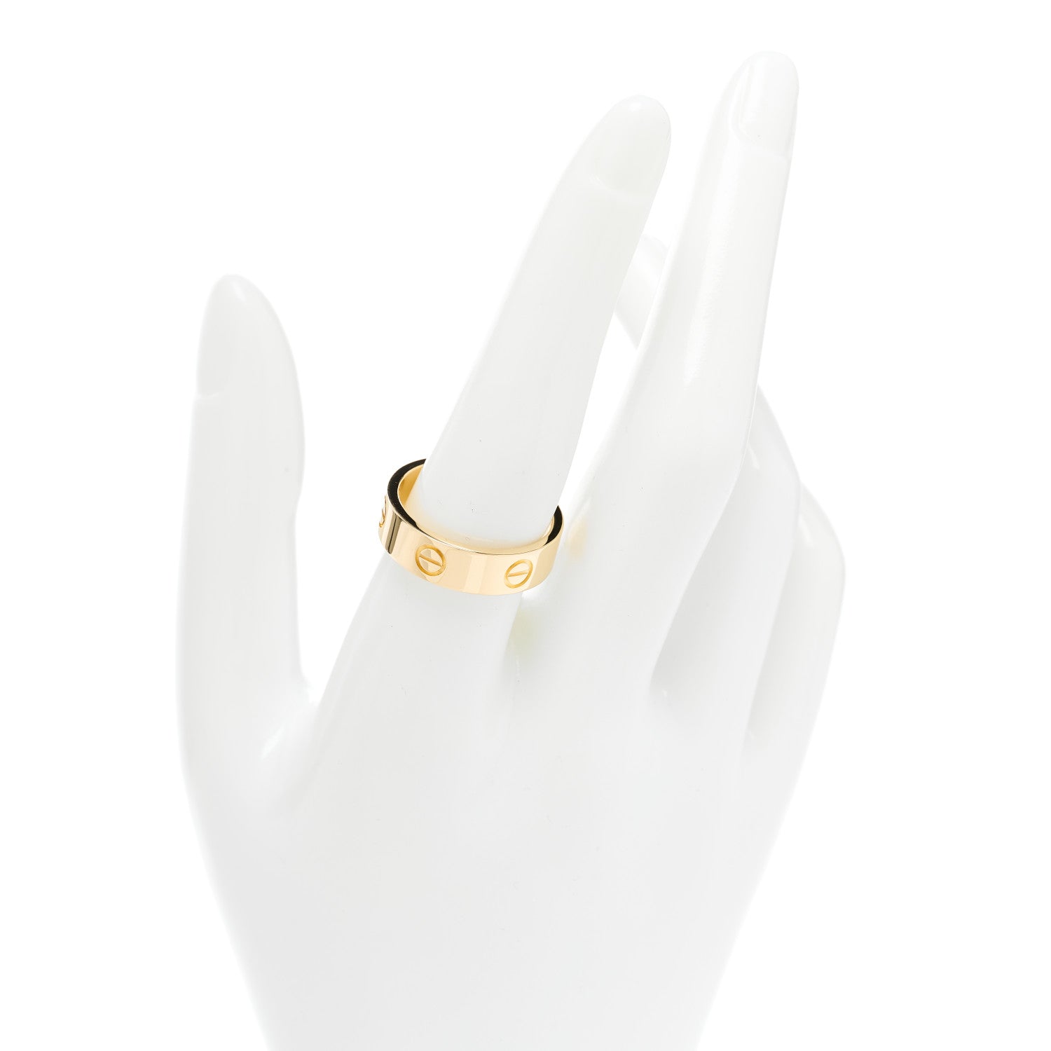 Cartier 18K Yellow Gold 5.5mm LOVE Ring 58 8.25 2 of 4