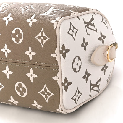 Louis Vuitton Empreinte Monogram Spring in the City Speedy Bandouliere 20 Kaki Beige Cream 9 of 9
