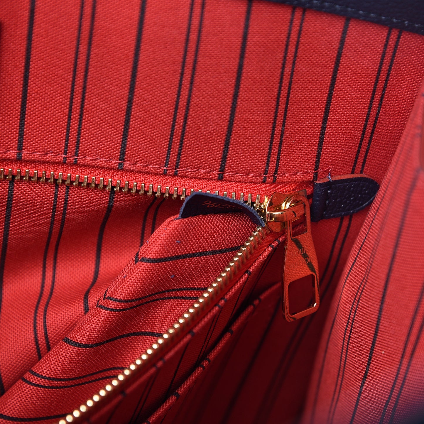 Empreinte Pont Neuf MM Marine Rouge