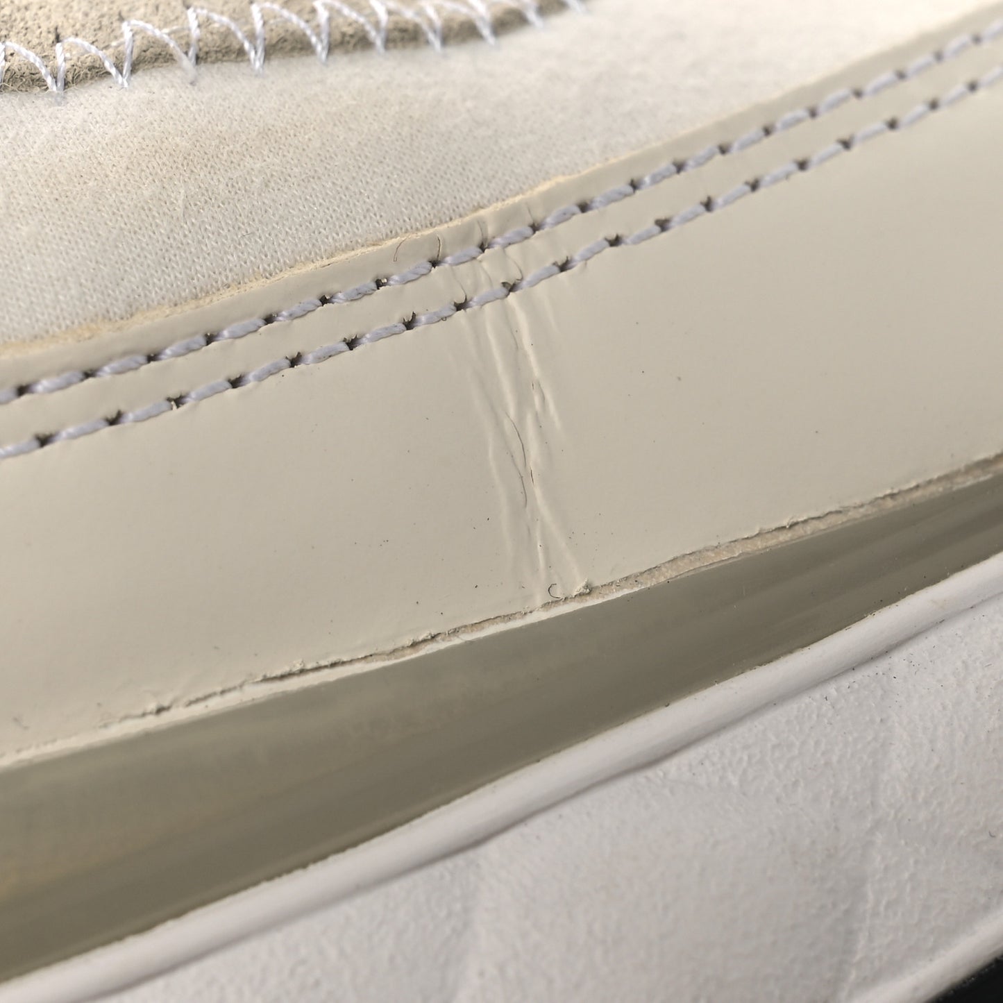 Velvet Calfskin Mixed Fibers CC Sneakers 40 Ivory Black