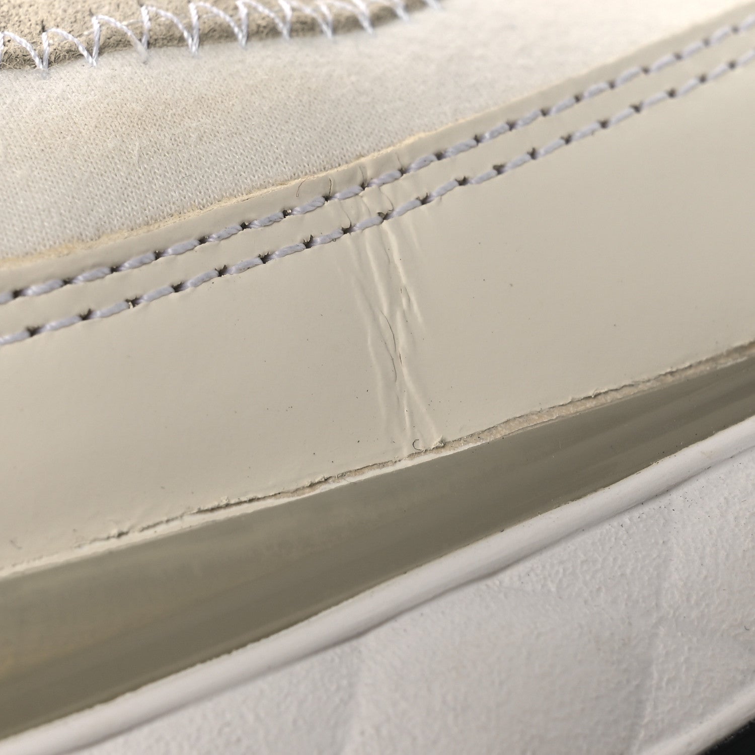 Chanel Velvet Calfskin Mixed Fibers CC Sneakers 40 Ivory Black 13 of 15