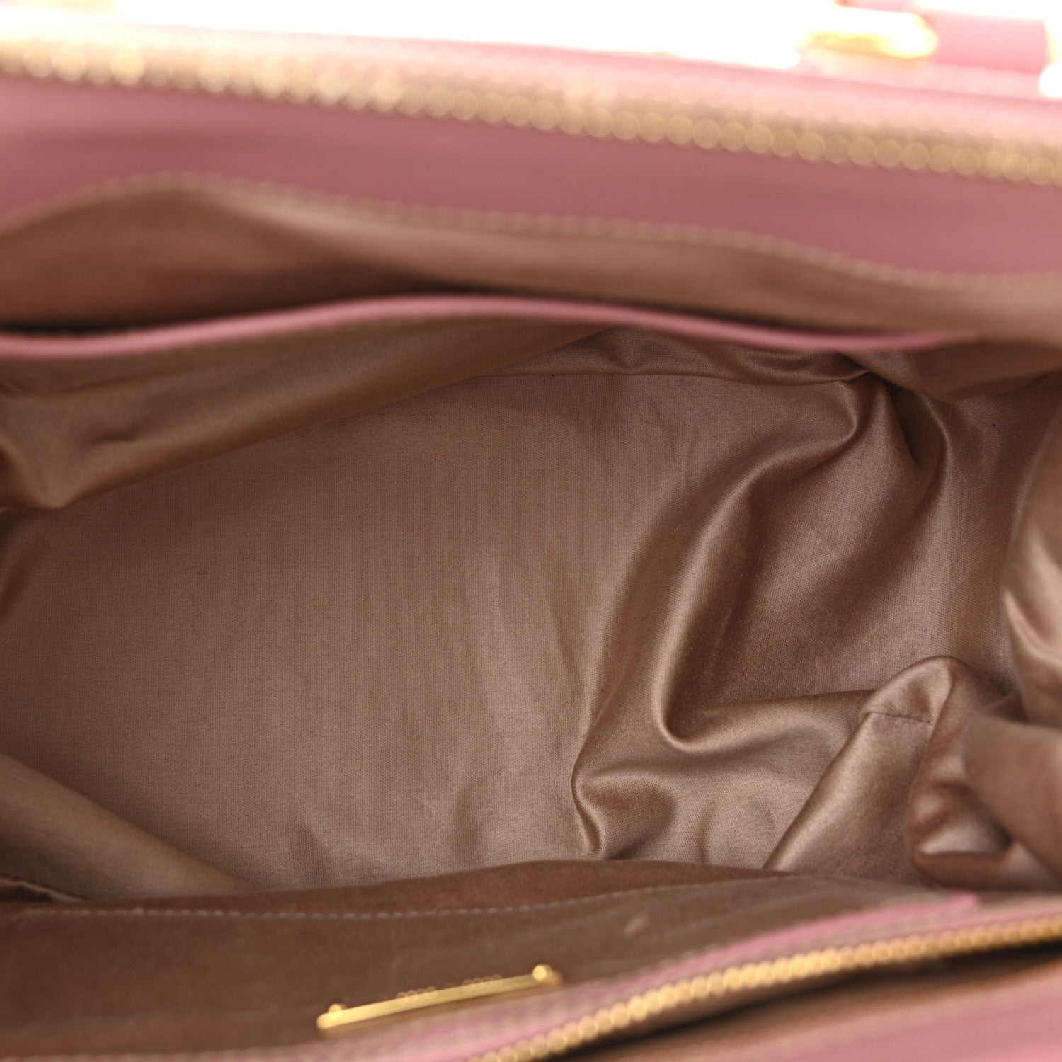Miu Miu Goatskin Madras Bowling Bag Rosa 5 of 9