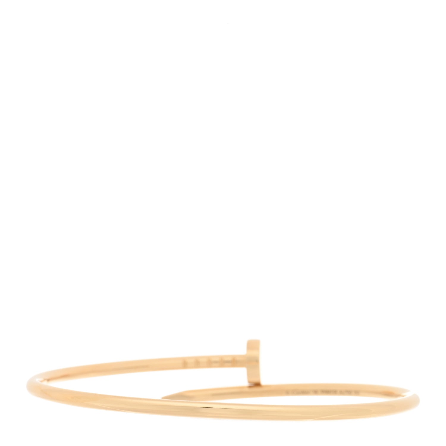 Cartier 18K Yellow Gold Small Juste Un Clou Bracelet 16 2 of 3