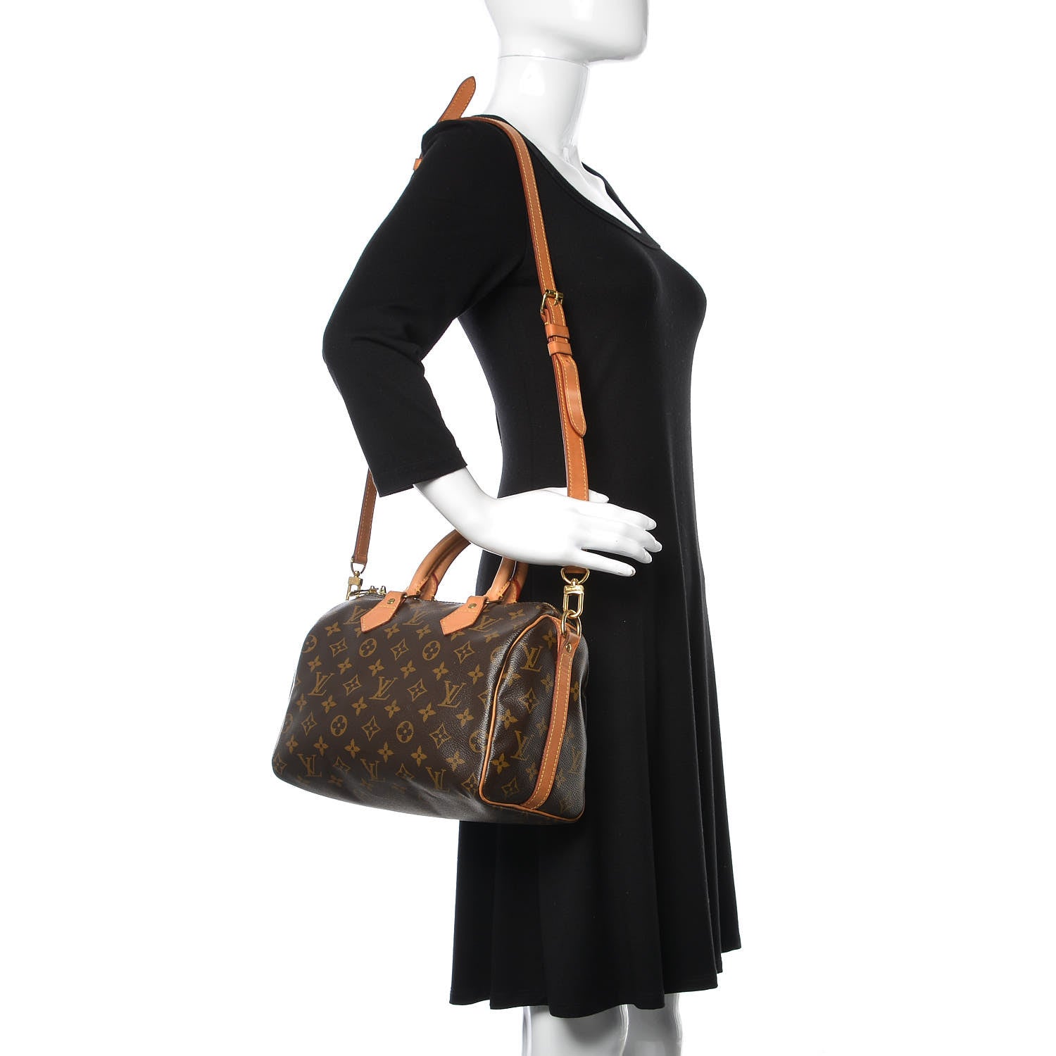 Louis Vuitton Monogram Speedy Bandouliere 25 2 of 18