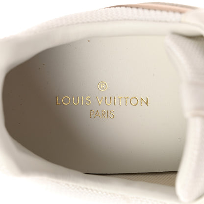 Louis Vuitton Calfskin Damier Azur Run Away Sneakers 38 White 7 of 14