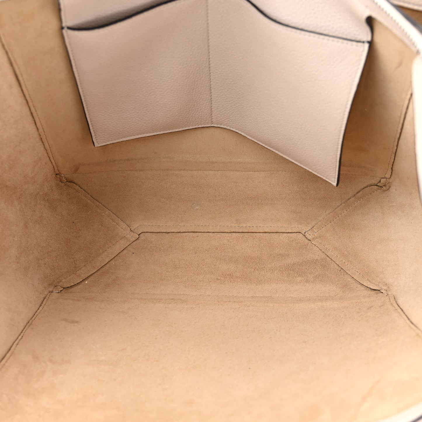 Baby Grained Calfskin Medium Tri-Fold Bag Powder