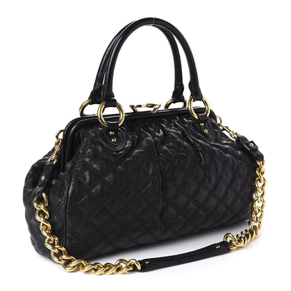 Marc Jacobs Calfskin Quilted Stam Black 4 of 11
